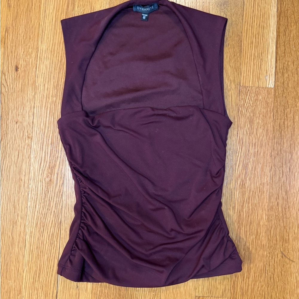 Dynamite Rich Burgundy Tank Top